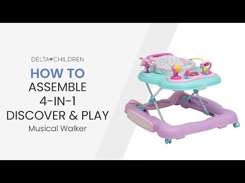 4-in-1 Discover & Play Musical Walker Assembly