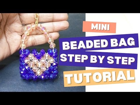 Mini Beaded Keychain Tutorial | Easy Handmade Keychain DIY