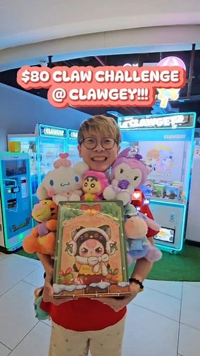 22K views · 210 reactions | $80 Claw Machine CHALLENGE at ClawGey....