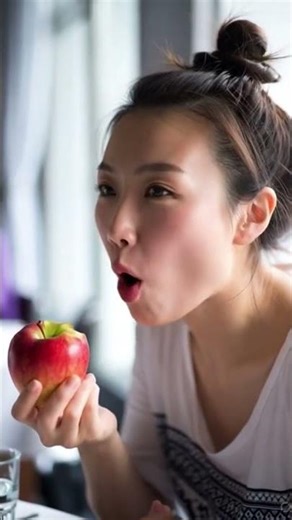 Eating apple 🍎 ... #animation #eating #crazychallenges #animation #eating #youtubeshorts #trending