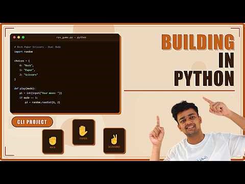 Build a Rock Paper Scissors Game in Python | CLI Project for Beginners