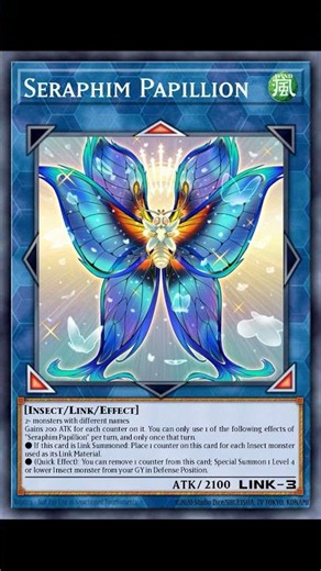 Seraphim Papillion: The ULTIMATE Insect Link Monster from Duelist Nexus! #YugiohShorts