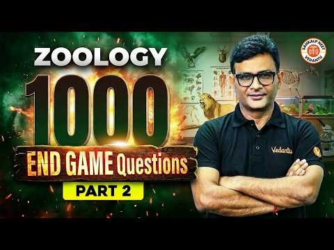 Zoology 1000 End Game Questions | Part 2 | NEET 2026 | NEET Zoology Questions | MD Sir