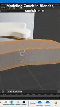Couch Modeling in Blender | How to Model it. #3d #blender3d #interiordesign