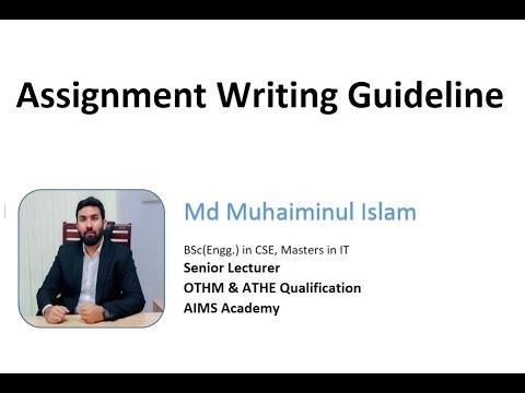 Assignment Writing Guideline Bangla Part 7
