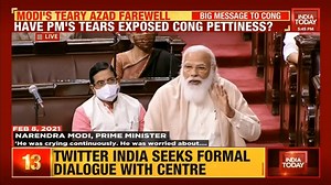 PM Modi breaks down as he bids farewell to Congress leader Ghulam Nabi Azad LIVE: http://bit.ly/IT_LiveTV | India Today