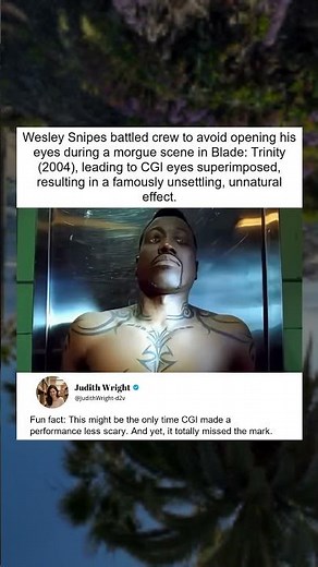 Blade Trinity: Snipes' CGI Eye Blunder