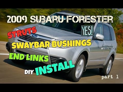 2009 SUBARU FORESTER STRUTS INSTALL