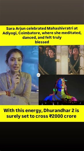 "Spiritual energy for a ₹2000 Crore storm: Dhurandhar 2 loading!"