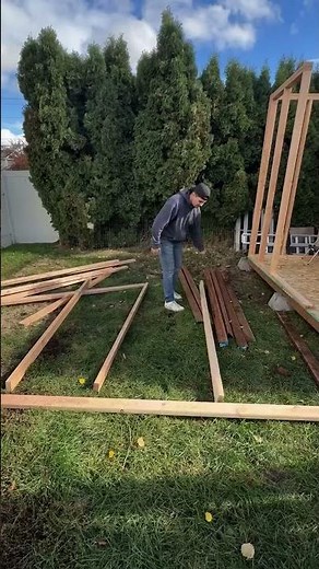 Backyard Shed Extension Build