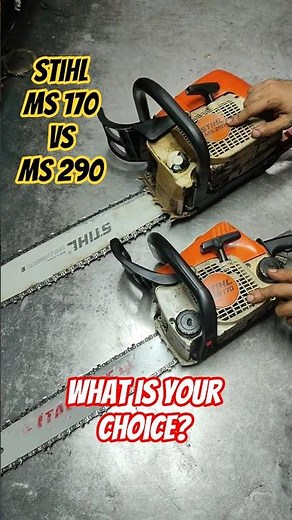 stihl Ms 170 vs stihl MS 290 #stihl #repair