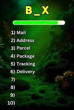 Guess the 10 post office words by missing letters❤️‍🔥 quiz#subscribe #viral #shortsfeed
