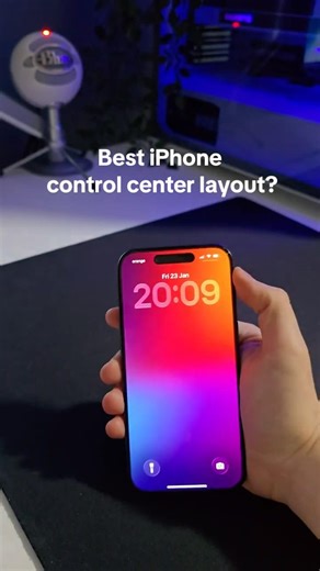 Best iPhone control center layout #iphone