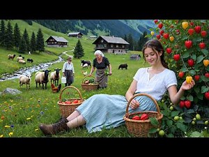 Beautiful Countryside Life | Harvesting Fruits and Vegetables, Simple Farm Living & Outdoor Cooking