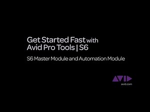 3. Get Started Fast with Avid Pro Tools | S6 - Automation and Master Modules