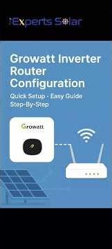 Growatt Inverter wifi configuration after new wifi router