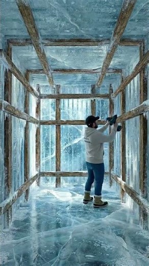 I Built A Secret Room Under The Ice