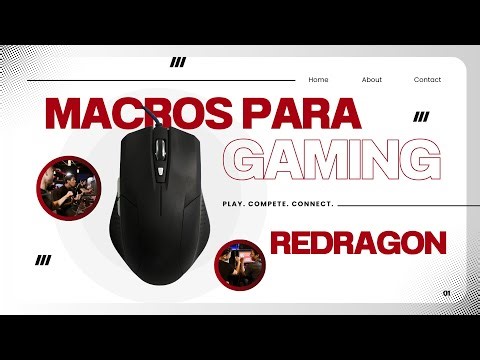 COMO HACER MACROS EN MOUSE REDRAGON