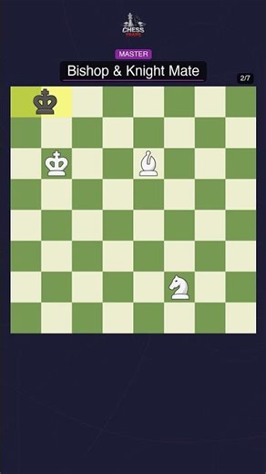 Bishop & Knight Mate - How to Checkmate! #chess #endgame #checkmate