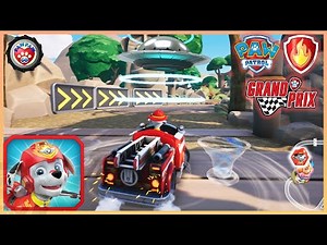 PAW Patrol Grand Prix #2 🚒🏁🐶 Marshall Racing in Adventure Bay FHD