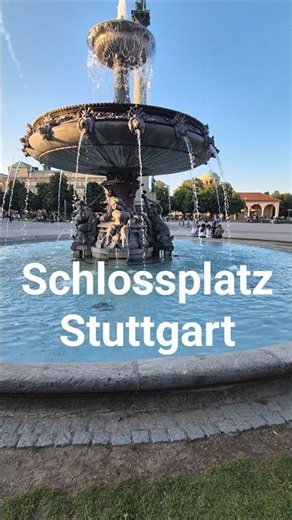 Stuttgart Schlossplatz 🇩🇪 | Most Beautiful Place in Stuttgart | Germany Travel #shorts
