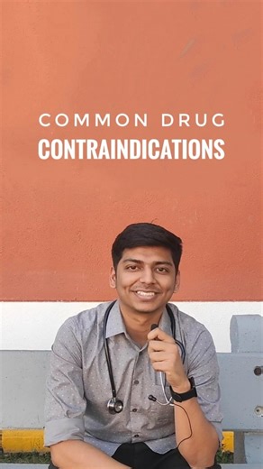 Avneesh Raj | Common Drug contraindications part 2 Follow for part 3 | Instagram