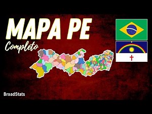 MAP OF PERNAMBUCO: Cities, Population, Territorial Area, Bordering Municipalities, Ranking 🔵⚪️🟡
