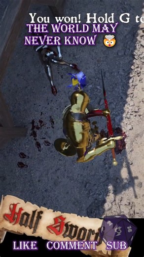 Is armor unbreakable? | Half Sword Demo #halfsword #medieval #gameplay