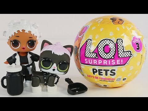 New LOL Surprise! Pets | Series 3 LOL Surprise Dolls Pets | Big & Lil' Sis + Pet make a family!