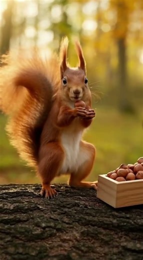 Dramatic Squirrel Freeze 😂🐿️ #shorts