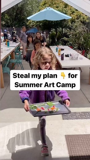 Rebecca Picker | Art Projects for Kids on Instagram: "I’ve learned what works and what doesn’t and now I’m sharing it as a summer bonus with Studio Sprout Annual members. You can get access to the entire online lesson library AND the Art Camp Guide which features FOUR weeks of art projects mapped in an easy to follow schedule that I’ve used in my very own art camps! Each project is linked to a video tutorial and lesson plan to make your life easy. The DIY Art Camp Guide is an exclusive BONUS whe