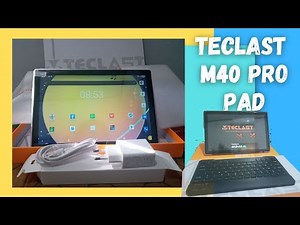 Unboxing pad teclast m40 pro || tablet support keyboard dan mouse