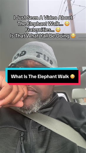 I Just Seen A Video About The Elephant Walk… 😳 Fraternities… 😳 Is That What Yall Be Doing 😳 #fraternity #iowa #elephantwalk #fyp #sorority