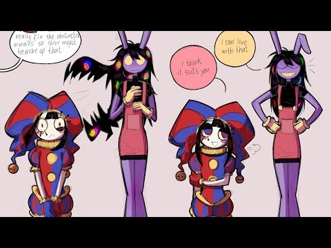 Post Abstraction🎀Jax x Pomni❤️Best Of The Amazing Digital Circus Comic Dub Compilations