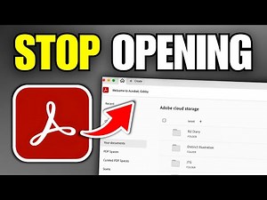 How To Stop Acrobat Reader From Opening PDF Automatically