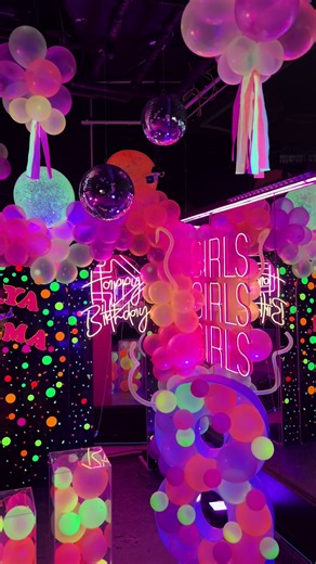 ‏Disco Theme Birthday Party at Sign Party