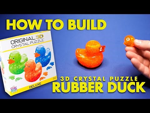 How to Build a 3D Crystal Puzzle - Rubber Duck