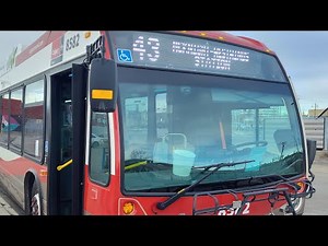Calgary Transit Bus Route 43 (full bus ride) - Chinook Station to McKnight-Westwinds Station
