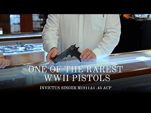 The Rarest WWII .45 Ever Issued | Invictus Singer M1911A1