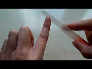 Nail Filing ASMR for 1 Hour (with Glass File)