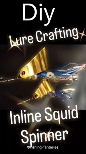 How To DIY Squid Skirt Spinner Lure #shorts #fishing #2026 #tutorial