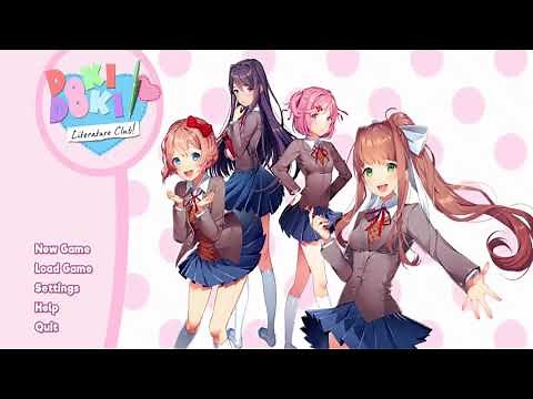 Doki Doki Literature Club Start Screen | YB |
