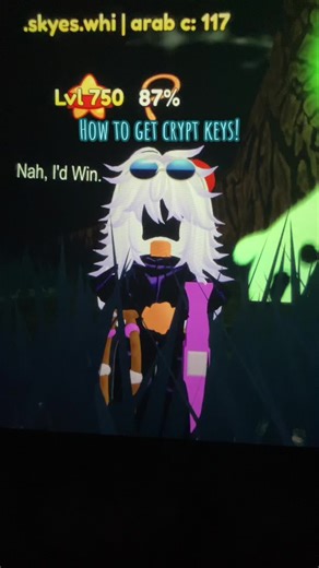 Ignore the choppy video 😭 anyways, here is how to get crypt keys! And no hashtags cuz im tired and lazy lol