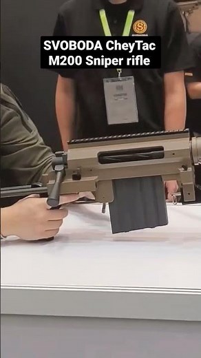 대물 저격총 격발음 들어 봅니다 SVOBODA CheyTac M200 Sniper rifle #군사 #한국군사력 #airsoft
