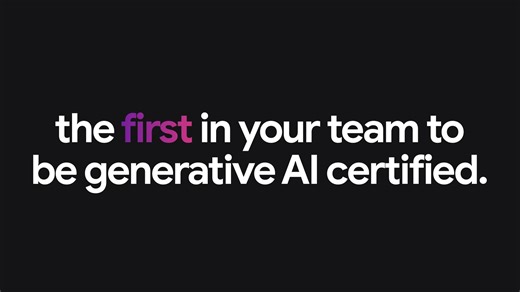 5K views · 182 reactions | Feel like you're playing catch up on gen AI? Build your skills and confidence with our new Generative AI Leader certification. No experience necessary. Research shows that getting certified boosts career opportunities. In fact, 8 in 10 Google learners say that having a Google Cloud certification gives them the skills to fill desirable roles and helps them get promoted faster. Learn more and get certified today → https://goo.gle/3J1XIQ9 | Google Cloud | Facebook