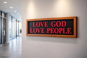 Love God Love People Reclaimed Wood Sign - Etsy