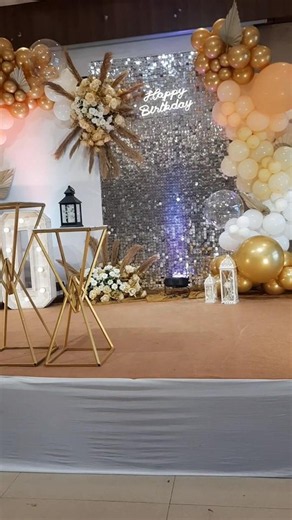 50th birthday decorations #beautifulcolour #beautifuldecoration #viralshort