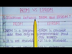 Difference between PROM and EPROM in hindi|PROM vs EPROM|rom|memory|primary memory|EPROM vs PROM.