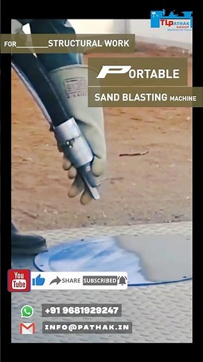 Portable Sand Blasting Machine #sandblasting #construction #portableequipment #manufacturer