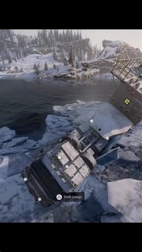 Surviving Improbable Ice #snowrunner #funny #furry #simulator #gaming